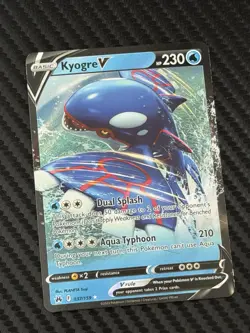 Kyogre V 037/159 Sword & Shield Crown Zenith Ultra Rare Pokemon TCG NM - Image 1