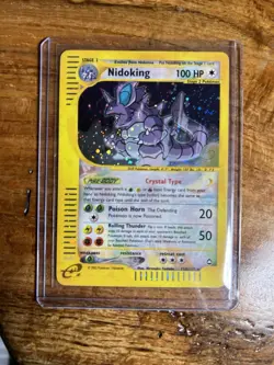 Nidoking 150/147 Aquapolis Holo Secret Rare Pokemon Card 2002 NM Near Mint - Image 3