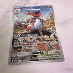 Krookodile 137/086 Holo Illustration Rare SV: Black Bolt English Pokemon NM ✅ - Image 5