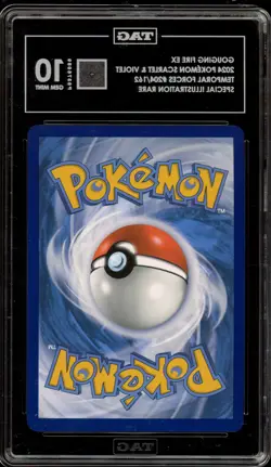 Pokemon Gouging Fire ex Temporal Forces Special Illustration Rare #204 TAG 10 - Image 2