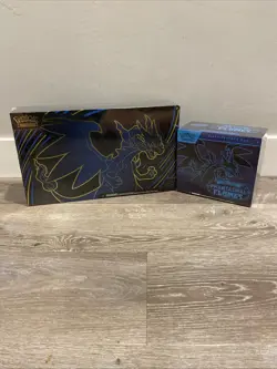 Pokemon TCG Phantasmal Flames Mega Charizard EX UPC + ETB - Image 1