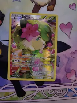 Shaymin XY115 Black Star Promo Pokemon XY 2016 Full Art Holo Mythical Collection - Image 1