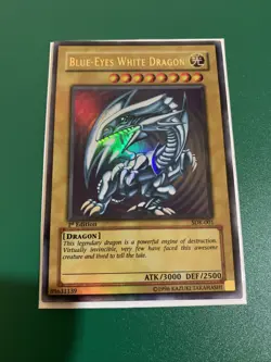 Yugioh Collection All Holo Binder Blue Eyes White Dragon SDK-001 1st Edition - Image 3