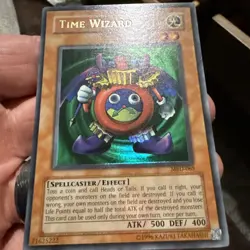 Time Wizard MRD-065 Yu-Gi-Oh – Near Mint – Metal Raiders Vintage Rare - Image 1