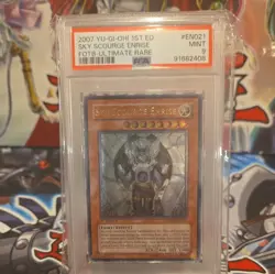 2007 YUGIOH 1ST FOTB-EN021 SKY SCOURGE ENRISE ULTIMATE RARE PSA 9 MINT - Image 1