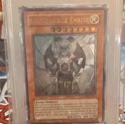 2007 YUGIOH 1ST FOTB-EN021 SKY SCOURGE ENRISE ULTIMATE RARE PSA 9 MINT - Image 2