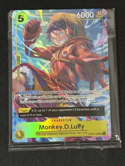 Monkey D. Luffy OP07-109 Illustration Box Vol. 3 Promo One Piece Card SEALED - Image 1