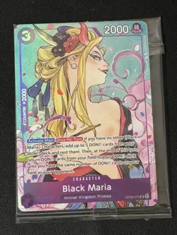 Black Maria OP08-074 Illustration Box Volume 2 EN Promo One Piece CCG Sealed - Image 1