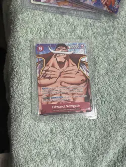 • Edward.Newgate • OP02-004 Alt Art Holo Paramount War One Piece TCG NM - Image 1