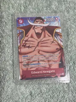 • Edward.Newgate • OP02-004 Alt Art Holo Paramount War One Piece TCG NM - Image 2