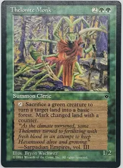 MTG Thelonite Monk Fallen Empires Regular - Image 1