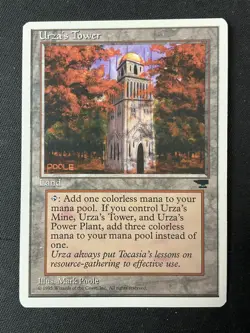 MTG Chronicles Urza's Tower (Forest) Land MP - Image 1