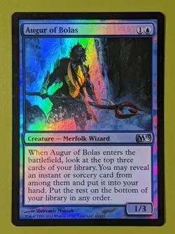 FOIL Augur of Bolas x1 M13 Magic 2013 1x Magic the Gathering MTG - Image 1