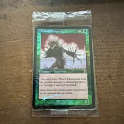 MTG✨Sealed THORN ELEMENTAL FOIL✨7th Edition MINT RARE Creature 2001 - Image 1