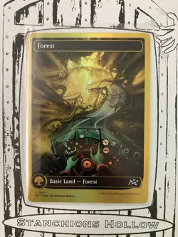 MTG Basic Land - Forest (First-Place Foil) - Aetherdrift (DFT) L #0511 - Image 1