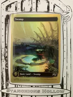 MTG Basic Land - Swamp (First-Place Foil) - Aetherdrift (DFT) L #0514 - Image 1