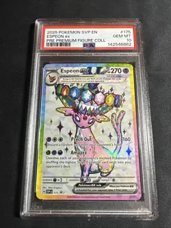 2025 Pokemon Espeon ex Premium Figure Collection #175 PSA 10 - Image 1