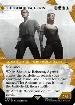 NM Showcase Shaun & Rebecca, Agents, MTG, Assassin's Creed, Magic, 152 - Image 1