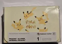 Pokemon TCG Pikachu Allover Double Deck Box Brand New Sealed - Image 1