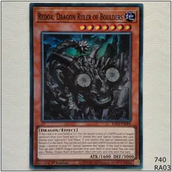 Redox, Dragon Ruler of Boulders - RA03-EN008 - Super Rare 1st Edition Yugioh - Image 1