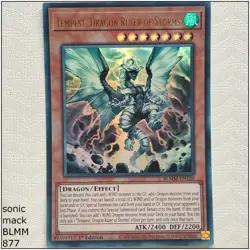Tempest, Dragon Ruler of Storms - BLMM-EN120 - Ultra Rare 1st Edition Yugioh - Image 1
