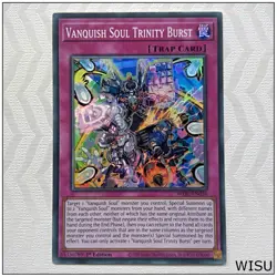 Vanquish Soul Trinity Burst - WISU-EN026 - Super Rare 1st Edition Yugioh - Image 1