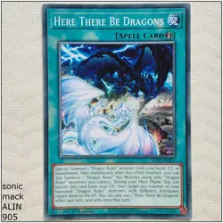 Here There Be Dragons - ALIN-EN061 - Common 1st Edition Yugioh - Image 1