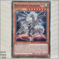 Regenesis Dragon - ALIN-EN015 - Common 1st Edition Yugioh - Image 1