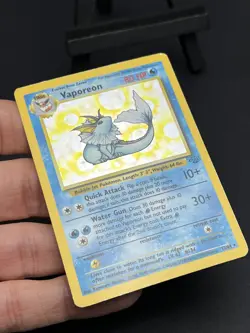 Pokemon TCG Vaporeon Jungle 12/64 Holo Unlimited Holo Rare - Image 2