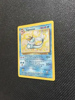 Pokemon TCG Vaporeon Jungle 12/64 Holo Unlimited Holo Rare - Image 2