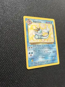 Pokemon TCG Vaporeon Jungle 12/64 Holo Unlimited Holo Rare - Image 3