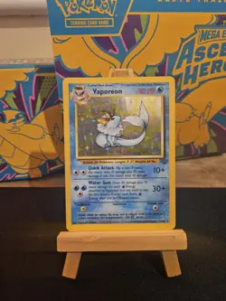 Pokemon TCG Vaporeon Jungle 12/64 Holo Unlimited Holo Rare - Image 1