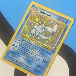 Pokemon TCG Vaporeon Jungle 12/64 Holo Unlimited Holo Rare - Image 3