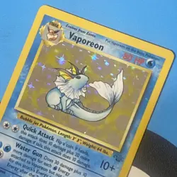 Pokemon TCG Vaporeon Jungle 12/64 Holo Unlimited Holo Rare - Image 4