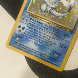 Pokemon TCG Vaporeon Jungle 12/64 Holo Unlimited Holo Rare - Image 2