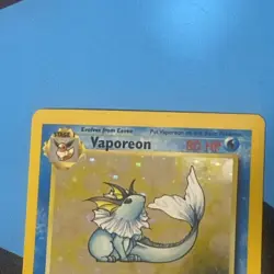 Pokemon TCG Vaporeon Jungle 12/64 Holo Unlimited Holo Rare - Image 4