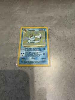 Pokemon TCG Vaporeon Jungle 12/64 Holo Unlimited Holo Rare - Image 1