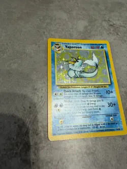 Pokemon TCG Vaporeon Jungle 12/64 Holo Unlimited Holo Rare - Image 2