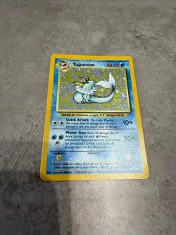 Pokemon TCG Vaporeon Jungle 12/64 Holo Unlimited Holo Rare - Image 4