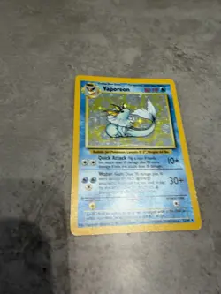 Pokemon TCG Vaporeon Jungle 12/64 Holo Unlimited Holo Rare - Image 5