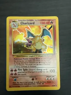 Pokemon TCG Charizard 1999-2000 Base Set Holo Rare Card 4/102 - Image 1