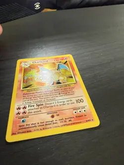 Pokemon TCG Charizard 1999-2000 Base Set Holo Rare Card 4/102 - Image 5