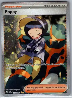 Poppy 227/197 SIR SV03: Obsidian Flames - Pokemon Card - NM - Image 1