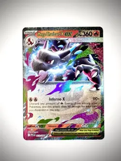 Pokemon Mega-Charizard-EX Holo Rare TCG Card 13/94 Near Mint - Image 1