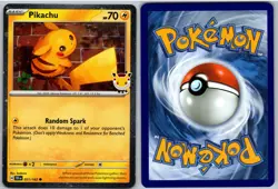 Pikachu Pokemon Day 2026 051/162 Holo Miscellaneous Cards & Products Pokemon NM - Image 3