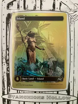 MTG Basic Land - Island (First-Place Foil) - Aetherdrift (DFT) L #0513 - Image 1