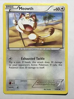 Meowth 53/83 Generations Regular Pokemon Card TCG - Image 2