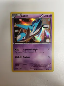 Pokemon TCG Latios 30/30 Holo XY Trainer Kit Legendary Dragon Card LP - Image 1