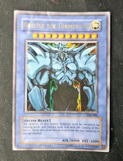 Konami Obelisk the Tormentor Ultra Rare GBI-002 Limitd Edition Card FREE SHIP US - Image 1