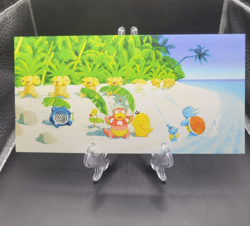 Pokemon TCG Vintage 1998 Post Card Southern Islands Tropical Island NM-M Rare - Image 1